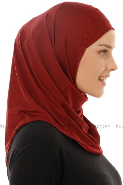 Micro Plain - Hijab One-Piece Bordò