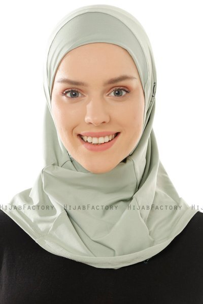 Micro Plain - Hijab One-Piece Verde