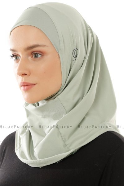 Micro Plain - Hijab One-Piece Verde