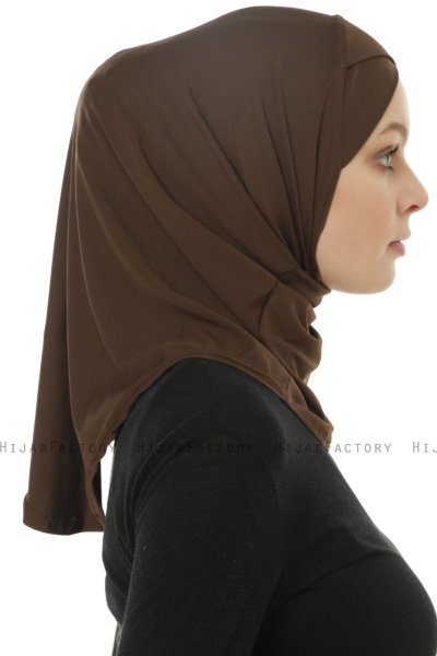 Micro Cross - Hijab One-Piece Marrone