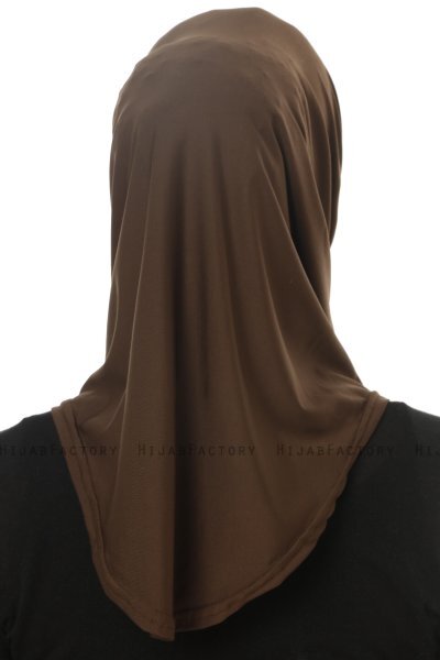 Micro Cross - Hijab One-Piece Marrone