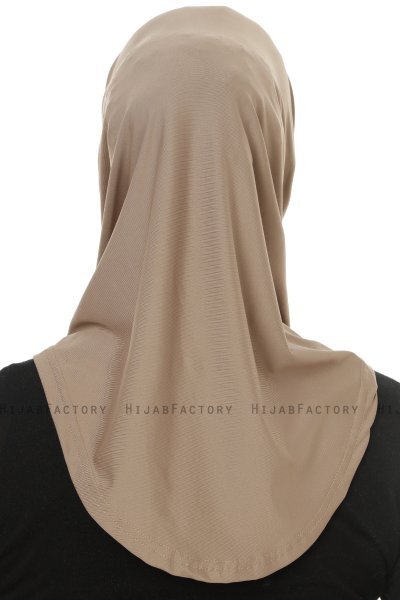 Micro Cross - Hijab One-Piece Taupe Scuro