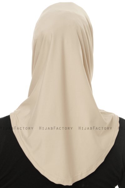 Micro Cross - Hijab One-Piece Taupe Chiaro