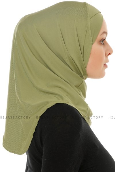 Micro Cross - Hijab One-Piece Verde Oliva