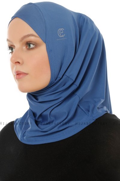 Micro Cross - Hijab One-Piece Azzurro