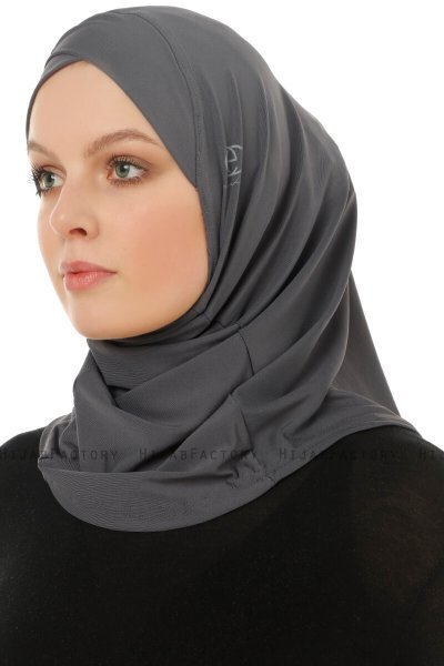 Micro Cross - Hijab One-Piece Antracite