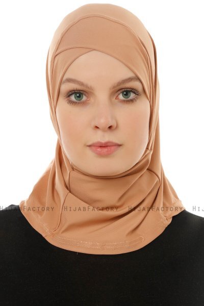 Micro Cross - Hijab One-Piece Caramello