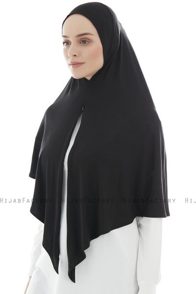  Ajda - Hijab Nero Con Cerniera