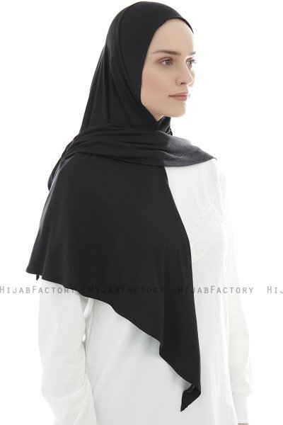  Ajda - Hijab Nero Con Cerniera