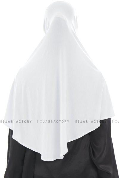  Ajda - Hijab Bianca Con Cerniera
