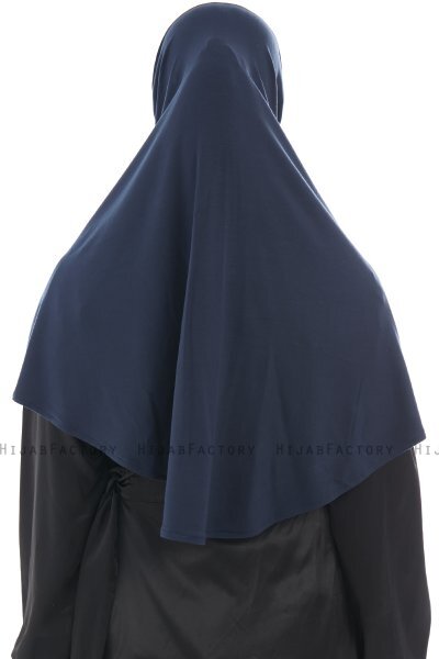  Ajda - Hijab Blu Navy Con Cerniera