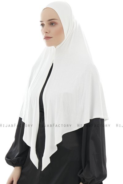  Ajda - Hijab Creme Con Cerniera