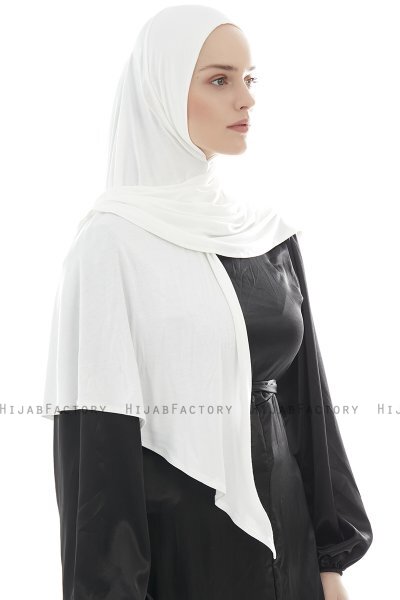  Ajda - Hijab Creme Con Cerniera