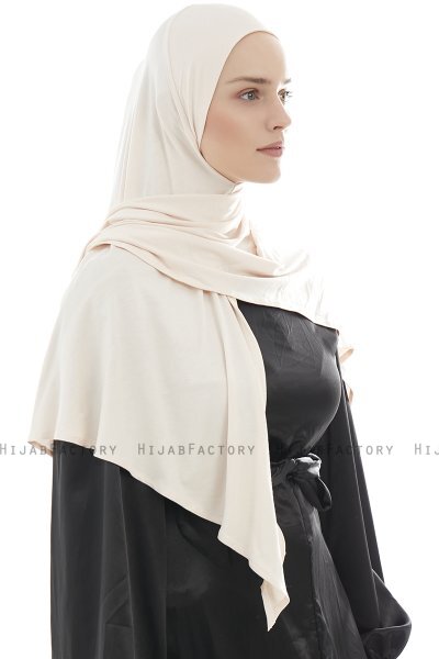  Ajda - Hijab Beige Con Cerniera