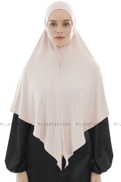  Ajda - Hijab Rosa Antico Con Cerniera