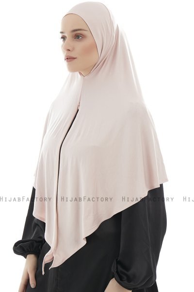  Ajda - Hijab Rosa Antico Con Cerniera