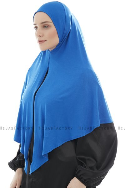  Ajda - Hijab Blu Con Cerniera