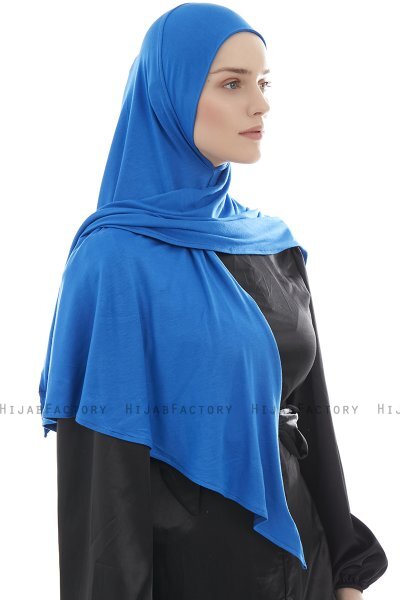  Ajda - Hijab Blu Con Cerniera