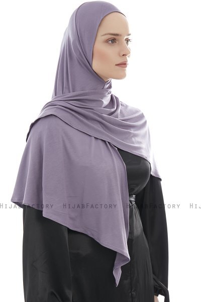  Ajda - Hijab Viola Scuro Con Cerniera