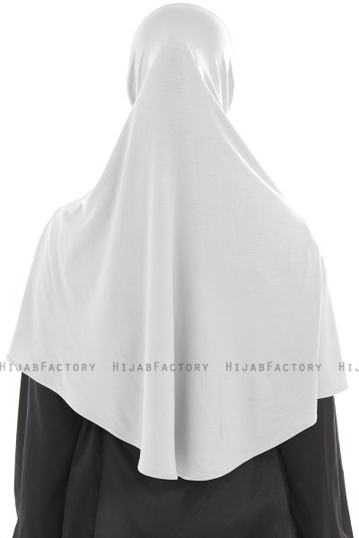  Ajda - Hijab Grigio Chiaro Con Cerniera