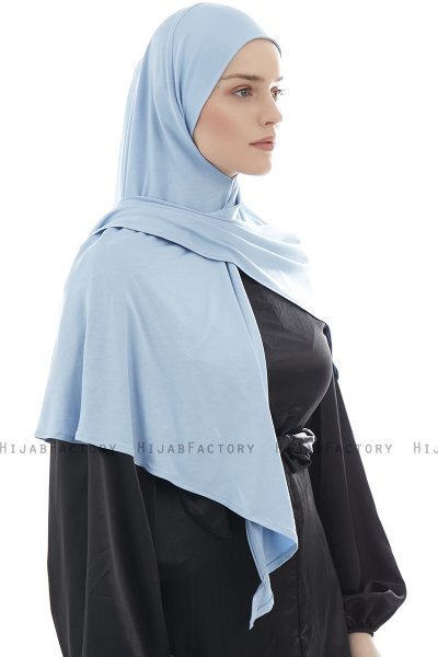  Ajda - Hijab Azzurro Con Cerniera