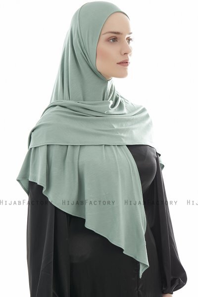  Ajda - Hijab Verde Con Cerniera