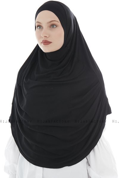 Roxelana - Hijab Al Amira Nero Lunga