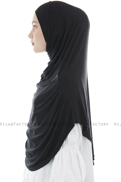 Roxelana - Hijab Al Amira Nero Lunga