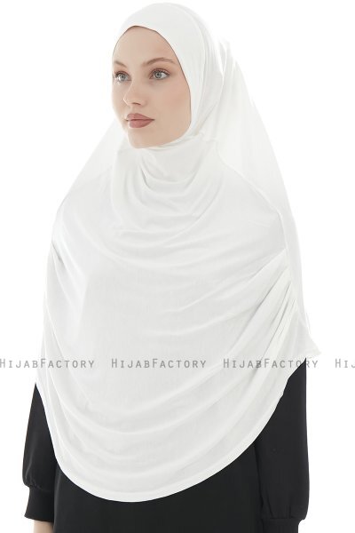Roxelana - Hijab Al Amira Creme Lunga