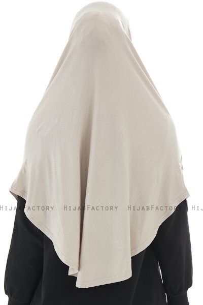 Roxelana - Hijab Al Amira Taupe Chiaro Lunga