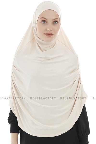 Roxelana - Hijab Al Amira Beige Lunga