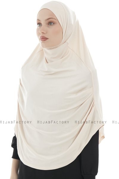 Roxelana - Hijab Al Amira Beige Lunga