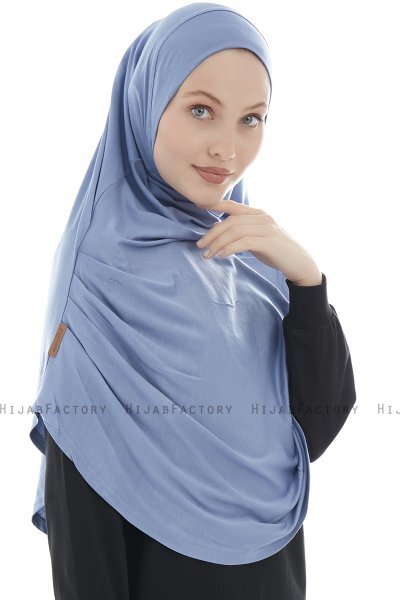 Roxelana - Hijab Al Amira Indaco Lunga
