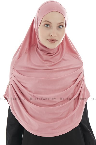 Roxelana - Hijab Al Amira Rosa Scuro Lunga