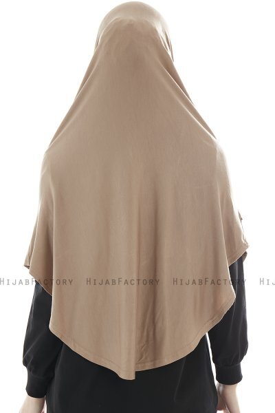 Roxelana - Hijab Al Amira Marrone Chiaro Lunga