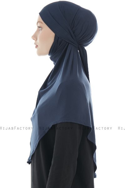 Sefa - Hijab Al Amira Blu Navy One-Piece