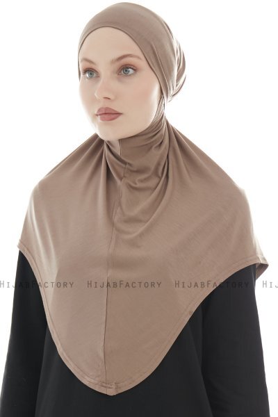 Sefa - Hijab Al Amira Taupe Scuro One-Piece