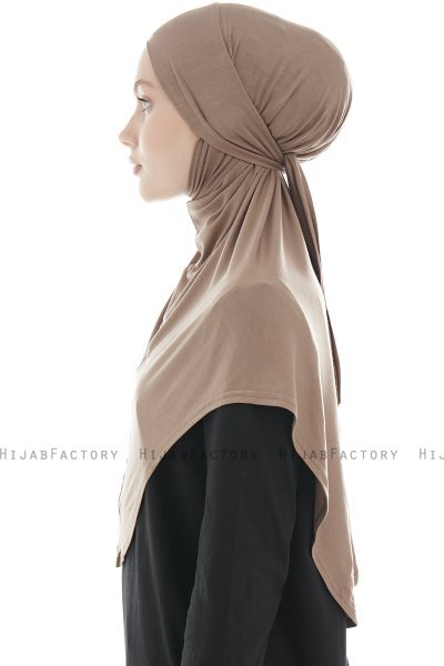 Sefa - Hijab Al Amira Taupe Scuro One-Piece