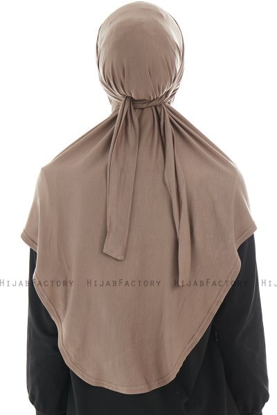 Sefa - Hijab Al Amira Taupe Scuro One-Piece