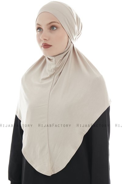 Sefa - Hijab Al Amira Taupe Chiaro One-Piece