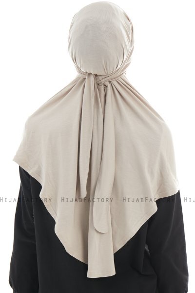Sefa - Hijab Al Amira Taupe Chiaro One-Piece