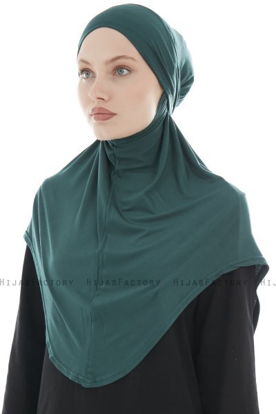 Sefa - Hijab Al Amira Verde Scuro One-Piece