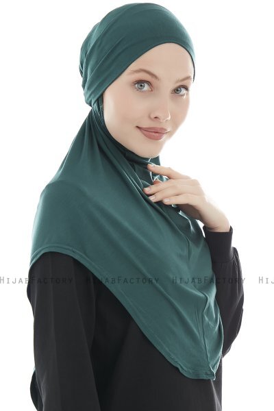 Sefa - Hijab Al Amira Verde Scuro One-Piece