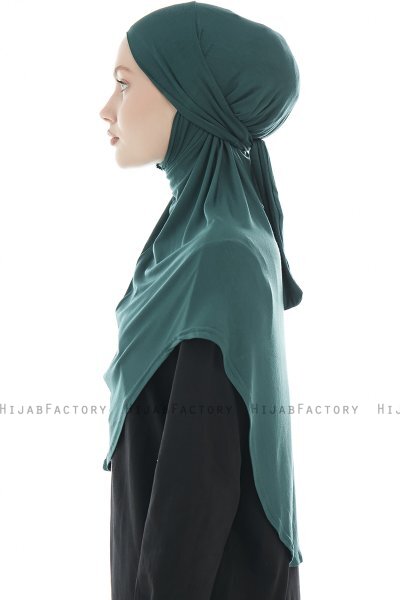 Sefa - Hijab Al Amira Verde Scuro One-Piece