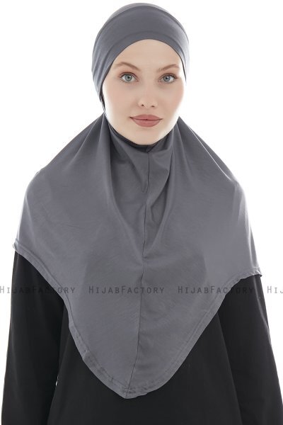 Sefa - Hijab Al Amira Grigio Scuro One-Piece