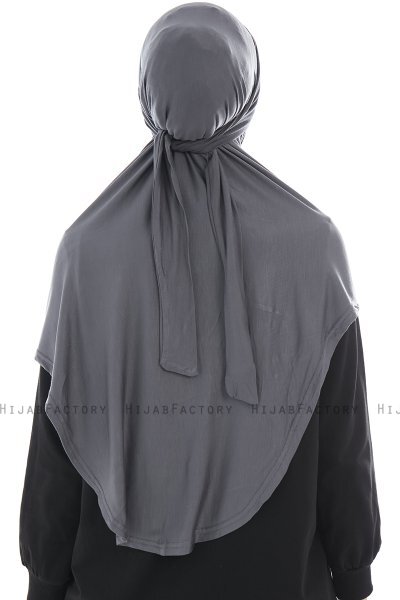 Sefa - Hijab Al Amira Grigio Scuro One-Piece