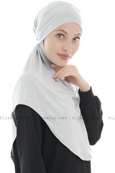 Sefa - Hijab Al Amira Grigio Chiaro One-Piece