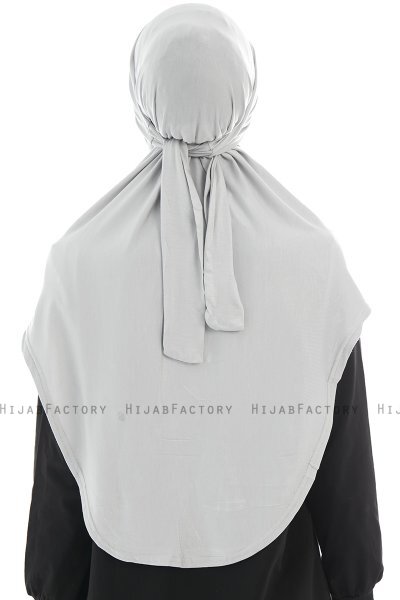 Sefa - Hijab Al Amira Grigio Chiaro One-Piece