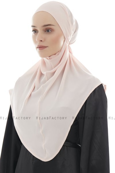Ebrar - Hijab Al Amira Crepe Chiffon Rosa Antico