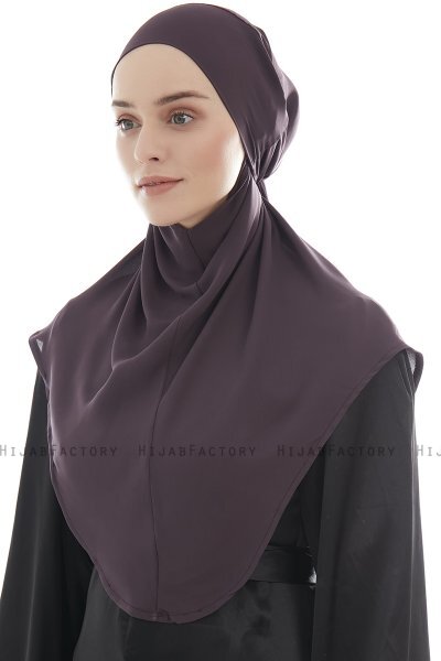 Ebrar - Hijab Al Amira Crepe Chiffon Viola